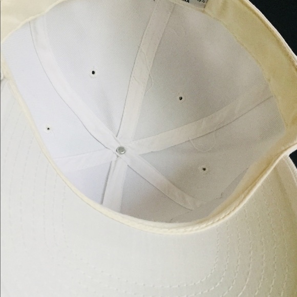 City hunter plain white fitted cap - Picture 4 of 4